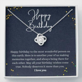 Daughter Necklace, Friend Necklace, Happy Birthday Gift Necklace, Happy Birthday, Special Birthday Gift For Her - Thegiftio UK