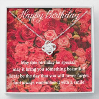 Daughter Necklace, Friend Necklace, Happy Birthday Necklace, Happy Birthday Gift For Best Friend, Daughter, Sister, Bff - Thegiftio UK