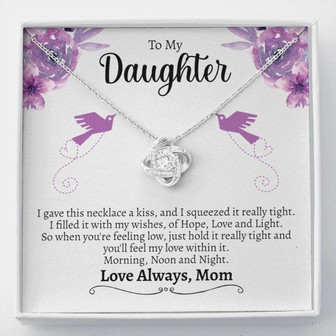 Daughter Necklace From Mom, Necklace Gift For Daughter, Daughter Birthday, Daughter Graduation, Beautiful Daughter - Thegiftio UK