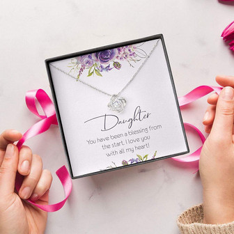 Daughter Necklace, Gift For Daughter From Mom Necklace , Necklace With Gift Box - Thegiftio UK