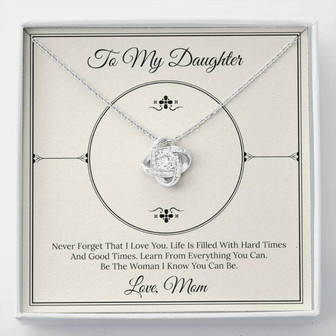 Daughter Necklace, Gift For Daughter: Gift From Mom To Daughter, Daughter Necklace, Mother Daughter Necklace - Thegiftio UK