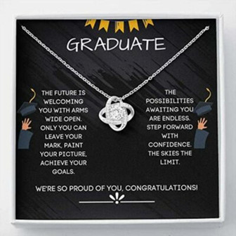 Daughter Necklace, Graduate 2021 Necklace Gift , Skies The Limit Necklace - Thegiftio UK