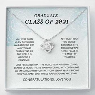 Daughter Necklace, Graduate Class 2021 Necklace, Graduation Gift, Senior Graduate - Thegiftio UK
