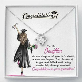Daughter Necklace, Graduation Gift, Graduation Necklace, Daughter, Graduation Gift, Graduation Gift For Daughter Necklace - Thegiftio UK