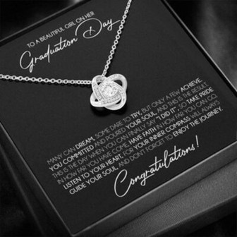 Daughter Necklace, Graduation Necklace For Her, Gift For Daughter, Best Friend, Doctorate, Masters Degree - Thegiftio UK