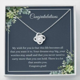 Daughter Necklace, Graduation Necklace Gift For Girl, Motivational Gift, Gift For New Graduate - Thegiftio