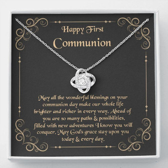 Daughter Necklace, Holy Communion Gift, First Communion Gift Girl, Communion Gift For Daughter, First Communion Necklace - Thegiftio UK