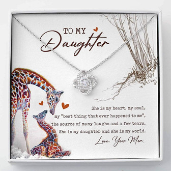 Daughter Necklace, Mom To Daughter Gift , Necklace For Daughter From Mom - Thegiftio UK