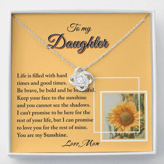 Daughter Necklace, Mother Daughter Necklace, Gift From Mom, Gift For Daughter, Christmas Birthday Gift For Daughter - Thegiftio UK
