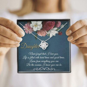 Daughter Necklace, Necklace Gift For Daughter From Mom, Mother Daughter Necklace - Thegiftio UK