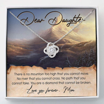 Daughter Necklace , Necklace Gift For Daughter , Necklace With Gift Box For Birthday Christmas - Thegiftio UK