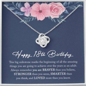 Daughter Necklace, Niece Necklace, 18Th Birthday Necklace Gift For Girl, Necklace Gifts For Daughter Niece - Thegiftio UK