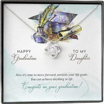Daughter Necklace, Niece Necklace, Inspirational Graduation Gift Necklace For Her Girls Senior 2021 - Thegiftio UK