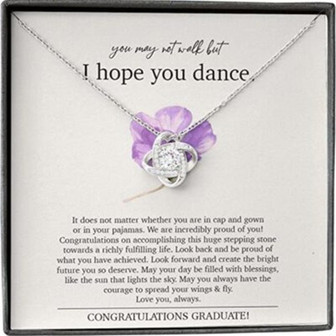 Daughter Necklace, Niece Necklace, Inspirational Graduation Gift Necklace For Her Girls Senior 2021 - Thegiftio UK