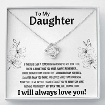 Daughter Necklace, To My Daughter “Not Even Time” Necklace. Gift For Daughter. Daughter Necklace. Gift For Daughter - Thegiftio UK