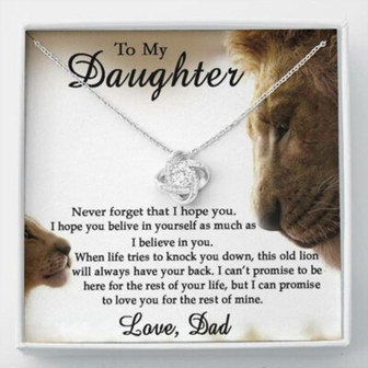 Daughter Necklace, To My Daughter Gift Necklace , Gift For Daughter From Dad - Thegiftio UK