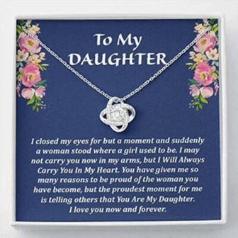 Daughter Necklace, To My Daughter Mother And Daughter Necklace , Wedding Gift For Daughter - Thegiftio UK