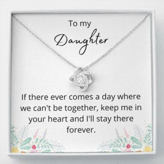 Daughter Necklace, To My Daughter Necklace, Always Keep Me In Your Heart, Gifts For Daughter - Thegiftio UK