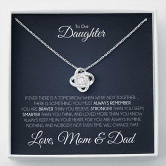 Daughter Necklace, To My Daughter Necklace Gift For Daughter From Mom & Dad, Grown Up Daughter - Thegiftio UK