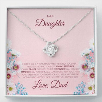 Daughter Necklace, To My Daughter Necklace, Gift For Daughter From Dad, Grown Up Daughter - Thegiftio UK