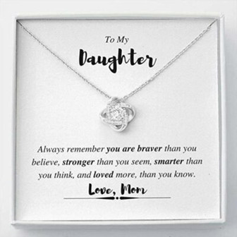 Daughter Necklace, To My Daughter Necklace Gift , Always Remember , Necklace Gift For Your Special One - Thegiftio UK