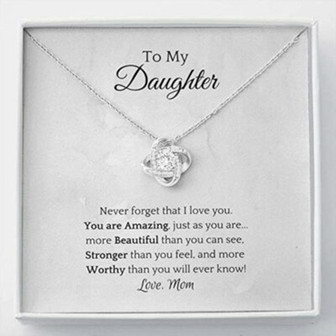 Daughter Necklace, To My Daughter Necklace Gift , You Are Amazing , Necklace Gift Amazing Gift For Her - Thegiftio UK