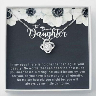 Daughter Necklace, To My Daughter Necklace Gift , You Will Always Be My Little Girl - Thegiftio UK