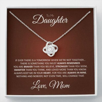 Daughter Necklace, To My Daughter Necklace Gift For Daughter From Mom, Grown Up Daughter - Thegiftio UK