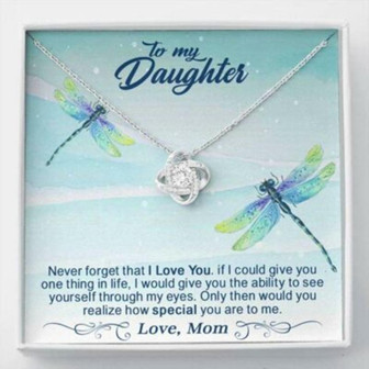 Daughter Necklace, To My Daughter Necklace Gift , Never Forget That I Love You - Thegiftio UK