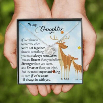 Daughter Necklace, To My Daughter Necklace, Gift For Daughter From Mother, Mom - Thegiftio UK