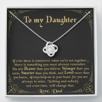 Daughter Necklace, To My Daughter Necklace Gift , Always Keep Me In Your Heart Love Dad - Thegiftio UK