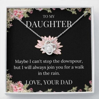 Daughter Necklace, To My Daughter Necklace Gift , Maybe I Can’T - Thegiftio UK