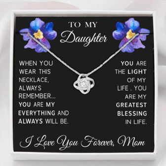 Daughter Necklace, To My Daughter Necklace, Gift For Daughter From Mom, Daughter Mother Necklace - Thegiftio UK