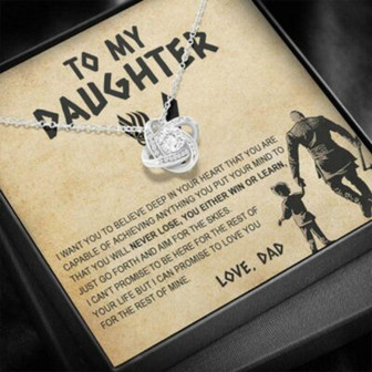 Daughter Necklace, To My Daughter Necklace, Gift For Daughter From Dad, Daughter Necklace Viking Style - Thegiftio