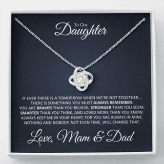 Daughter Necklace, To My Daughter Necklace Gift For Daughter From Mom & Dad, Grown Up Daughter - Thegiftio UK