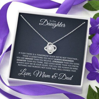 Daughter Necklace, To My Daughter Necklace Gift For Daughter From Mom & Dad, Grown Up Daughter - Thegiftio UK