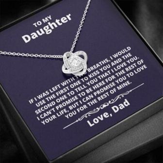 Daughter Necklace, To My Daughter Necklace, Gift For Daughter From Dad, Grown Up Daughter - Thegiftio