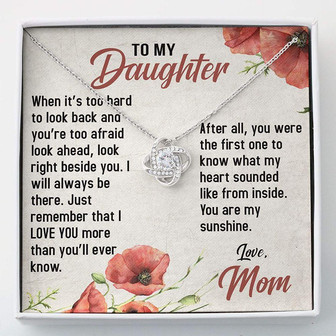 Daughter Necklace , To My Daughter Necklace , Necklace With Gift Box For Birthday Christmas - Thegiftio UK