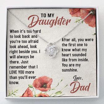 Daughter Necklace , To My Daughter Necklace , Necklace With Gift Box For Birthday Christmas - Thegiftio UK