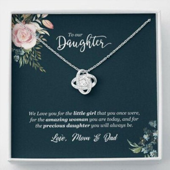 Daughter Necklace, To Our Daughter Necklace, Gift For Daughter From Mom & Dad, Daughter Birthday Gift - Thegiftio UK