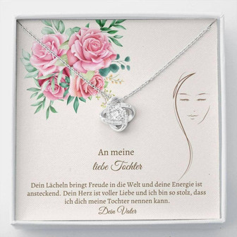 Daughter Necklace, Tochter Vater Shmuck , Tochter Geschenk , German Daughter Necklace , Sweet Daughter Gift - Thegiftio UK