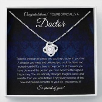 Doctor Graduation Necklace Gift, Graduation Gift For Doctor, Future Doctor Gift - Thegiftio UK