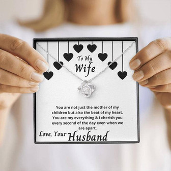 Exclusive To My Wife Love Knot Necklace - Thegiftio UK