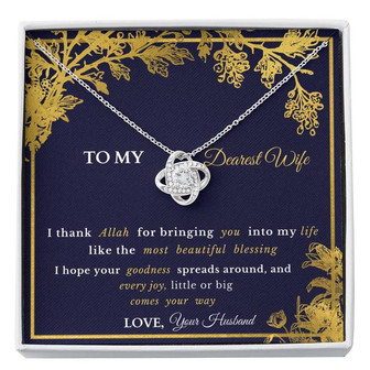 Gift To Wife- Love Knot Necklace - Thegiftio UK