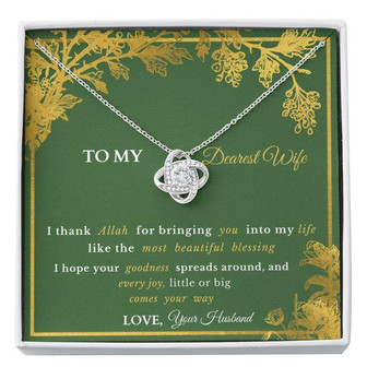Gift To Wife- Love Knot Necklace - Thegiftio UK