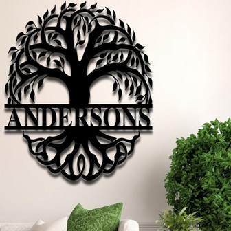 Family Tree Gift, Family Tree, Family Name Sign, Family Decor, Family Decor for wall, Family Decoration, Family Decor Sign - Thegiftio UK