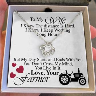 Farmer's Wife - Love Knot Necklace - Thegiftio UK