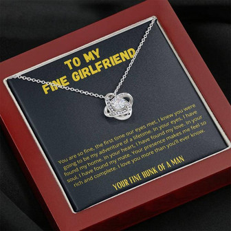 Fine Girlfriend | Love Knot Necklace For Women - Thegiftio UK