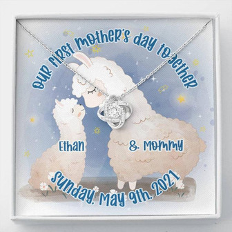 First Mother's Day - Love Knot Necklace - Thegiftio UK