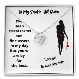 Fiscal Form Love Knot Necklace - Thegiftio UK